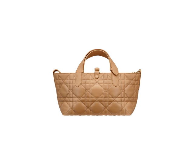 Dior Dior Small Dior Toujours Bag In Medium Tan Macrocannage Calfskin - view 3