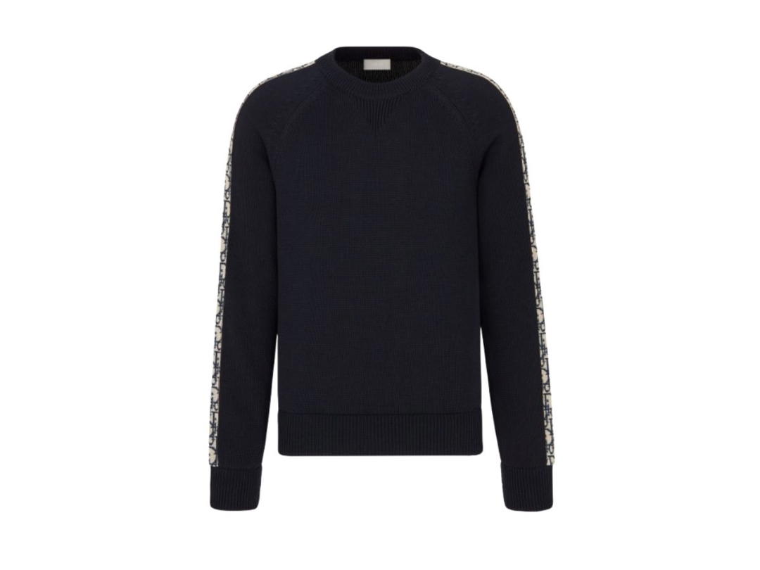 Dior Dior Sweater With Dior Oblique Inserts