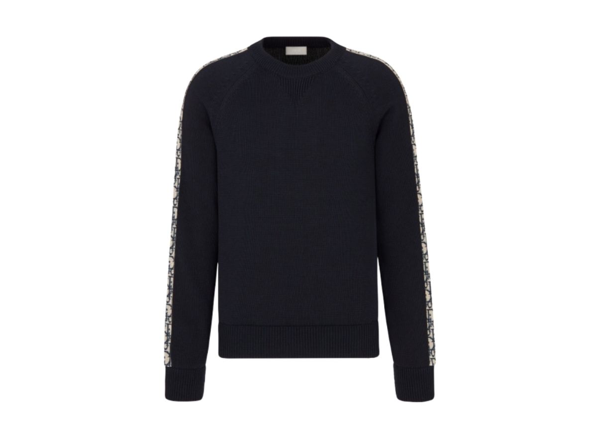 Dior Dior Sweater With Dior Oblique Inserts