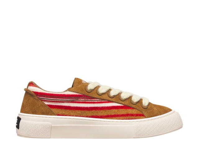 Dior Dior Tears B33 Sneaker Red Multicolor Mohair And Brown Suede (Limited And Numbered Edition) - view 1