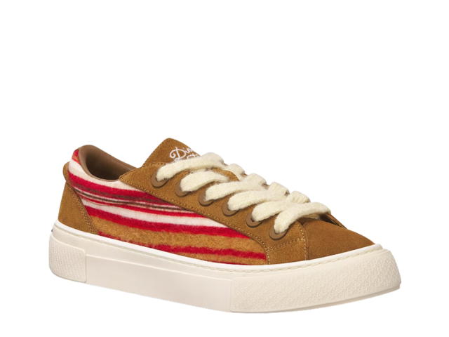 Dior Dior Tears B33 Sneaker Red Multicolor Mohair And Brown Suede (Limited And Numbered Edition) - view 2