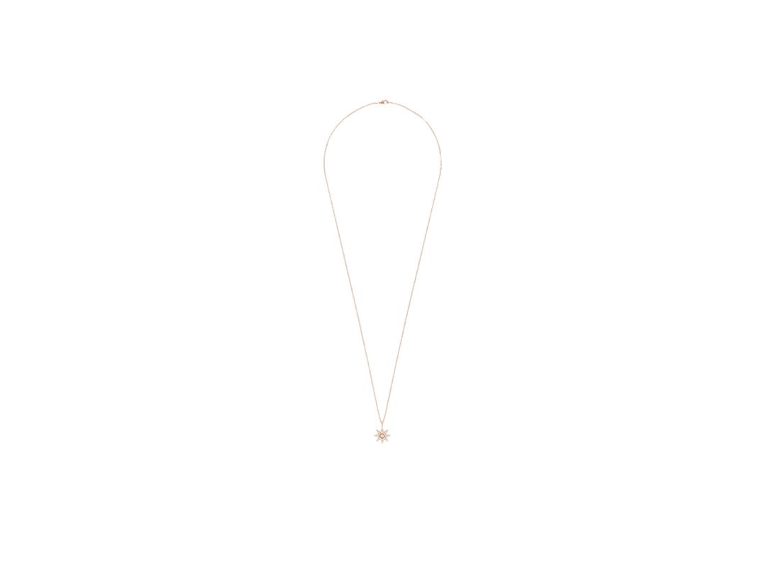 Dior Dior Étoile Des Vents Medallion In Pink Gold And Diamonds Hardware Pink Gold