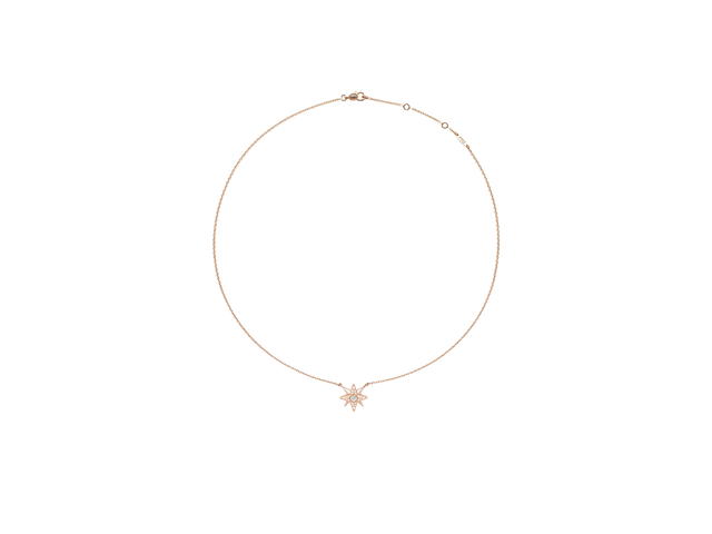 Dior Dior Étoile Des Vents Necklace In Pink Gold And Diamonds - view 1