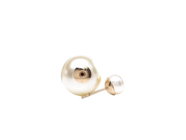 Dior Dior Tribal Earrings In Pearl Mise With Gold-Finish Metal Hardware - view 2