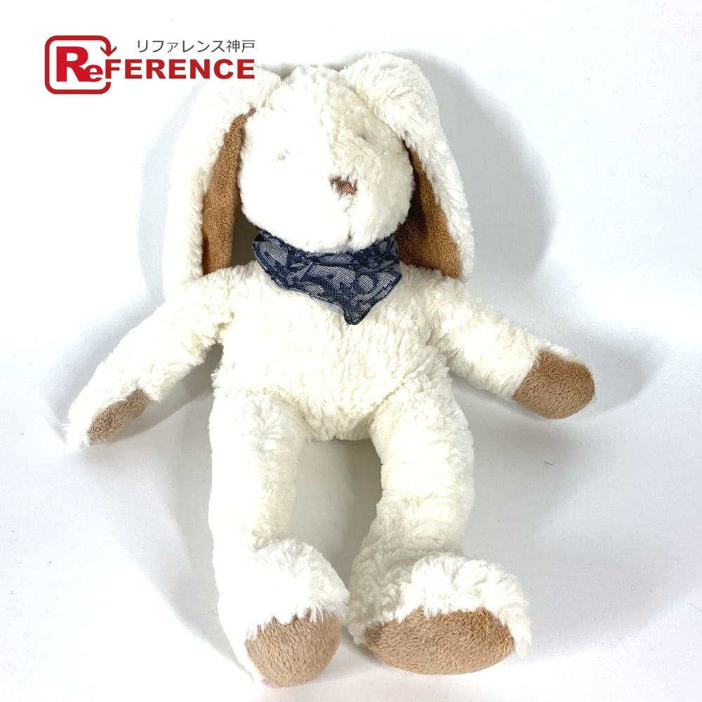 Dior Dior trotter bandana wrap doll Plush Doll cotton White/blue