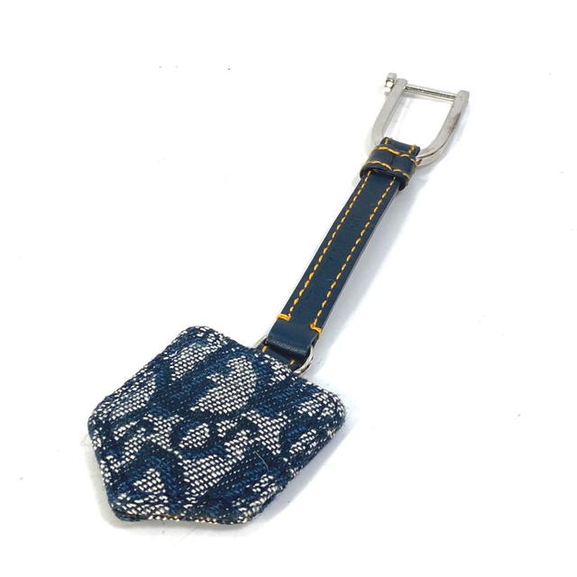 Dior Dior Trotter CD logo Key Holder Bag Charm Key Ring charm Canvas/Leather Navy - view 3