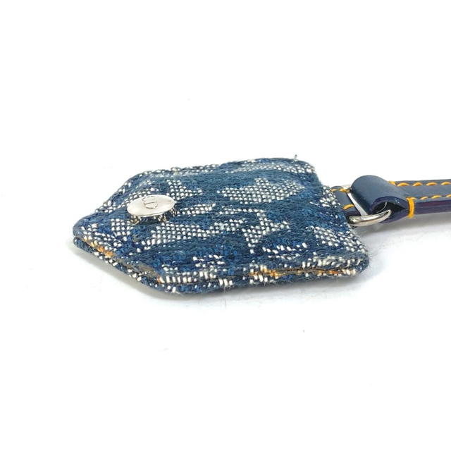 Dior Dior Trotter CD logo Key Holder Bag Charm Key Ring charm Canvas/Leather Navy - view 4