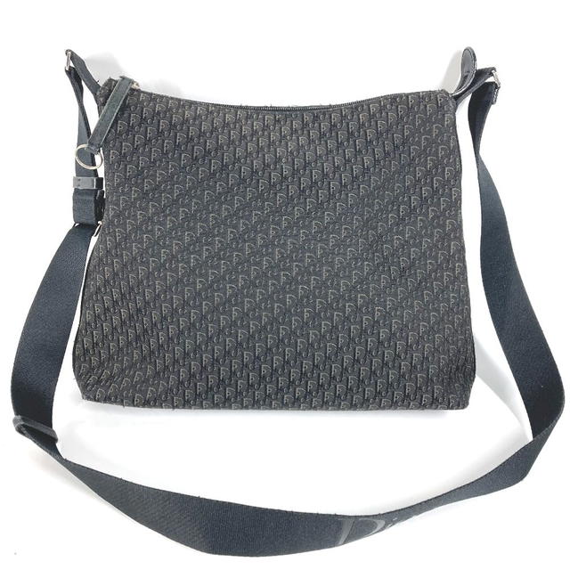 Dior Dior Trotter logo Bag Crossbody Shoulder Bag Leather/Canvas Black - view 2