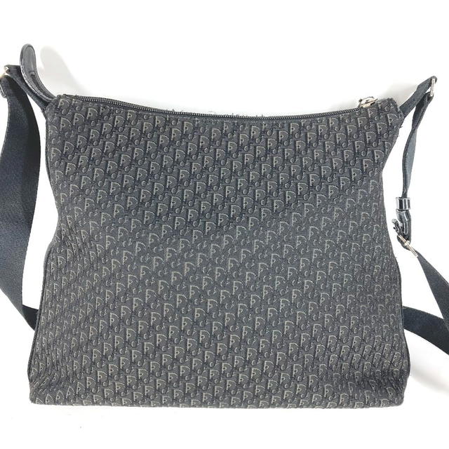 Dior Dior Trotter logo Bag Crossbody Shoulder Bag Leather/Canvas Black - view 3