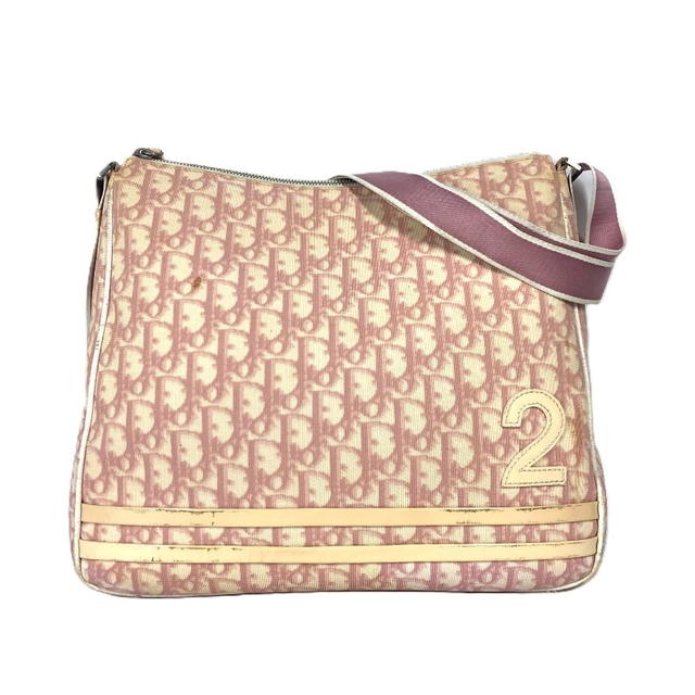 Dior Dior Trotter No.2 logo Bag Crossbody Shoulder Bag PVC/Leather pink/White - view 2