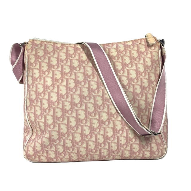 Dior Dior Trotter No.2 logo Bag Crossbody Shoulder Bag PVC/Leather pink/White - view 3