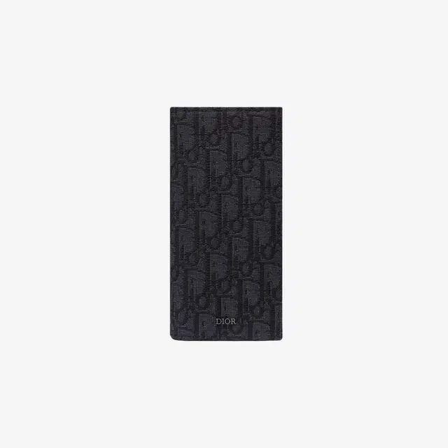 Dior Dior Vertical Long Wallet Black Dior Oblique Jacquard - view 2