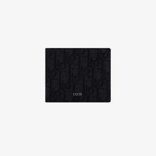 Buy Dior Wallet Black Dior Oblique Jacquard at Sasom – Authentic and Ready to Ship