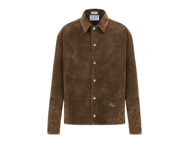 Dior Dior x CACTUS JACK Oversized Overshirt Mocha Brown - view 1