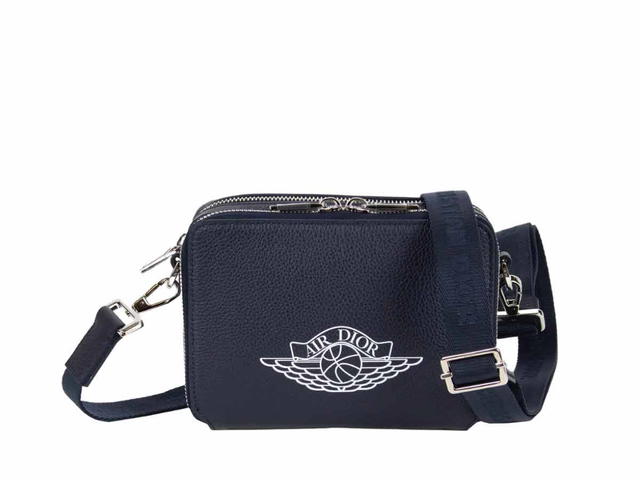 Dior Dior X Jordan Navy Crossbody Messenger Bag - view 1