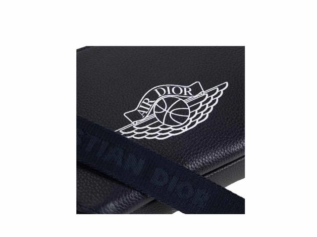 Dior Dior X Jordan Navy Crossbody Messenger Bag - view 2