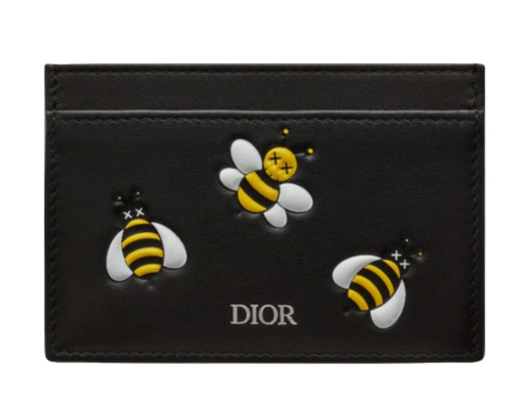 Dior Dior x KAWS Card Holder Yellow Bees Black