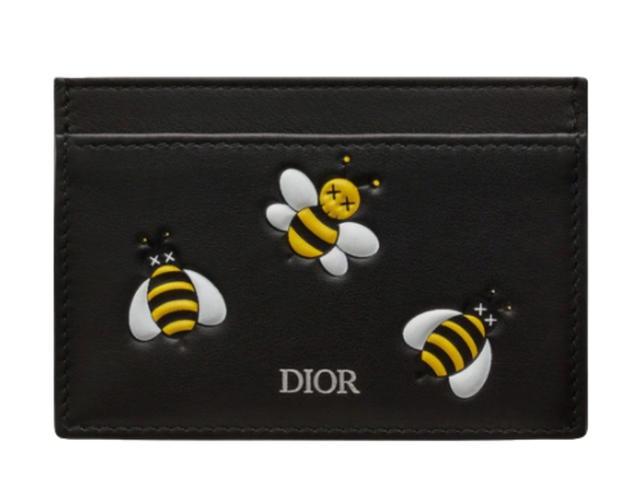 Dior Dior x KAWS Card Holder Yellow Bees Black - view 1