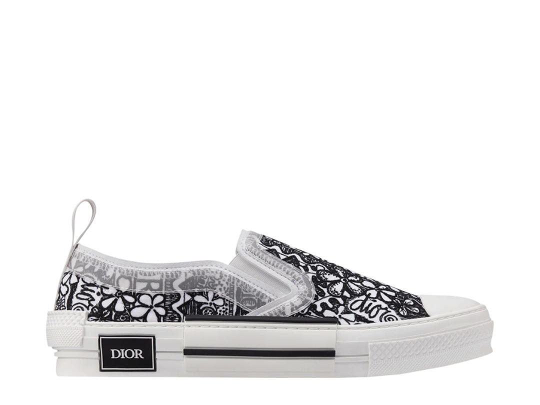 Dior Dior x Shawn B23 Slip-On Black White Embroidery