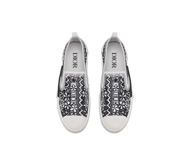 Dior Dior x Shawn B23 Slip-On Black White Embroidery - view 2