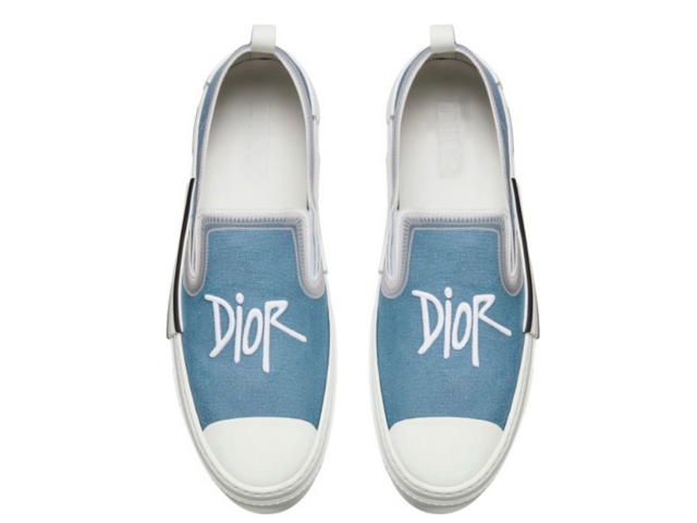 Dior Dior And Shawn B23 Slip-On Sneaker Light Blue - view 3