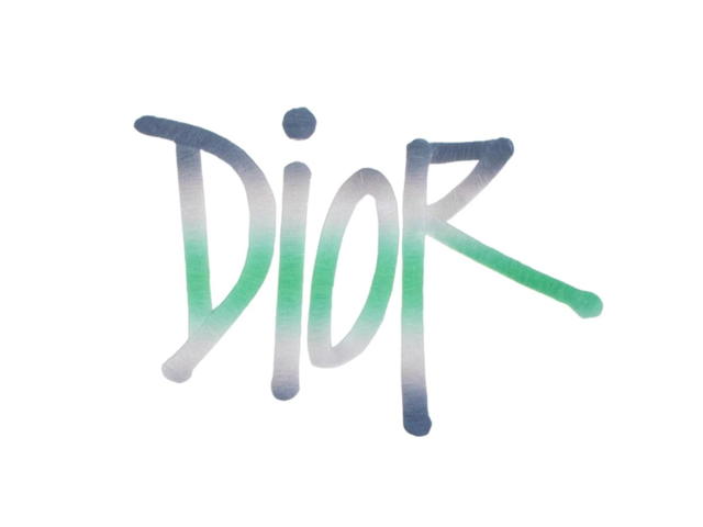 Dior Dior X SHAWN STUSSY MULTI LOGO WHITE T SHIRT - view 2