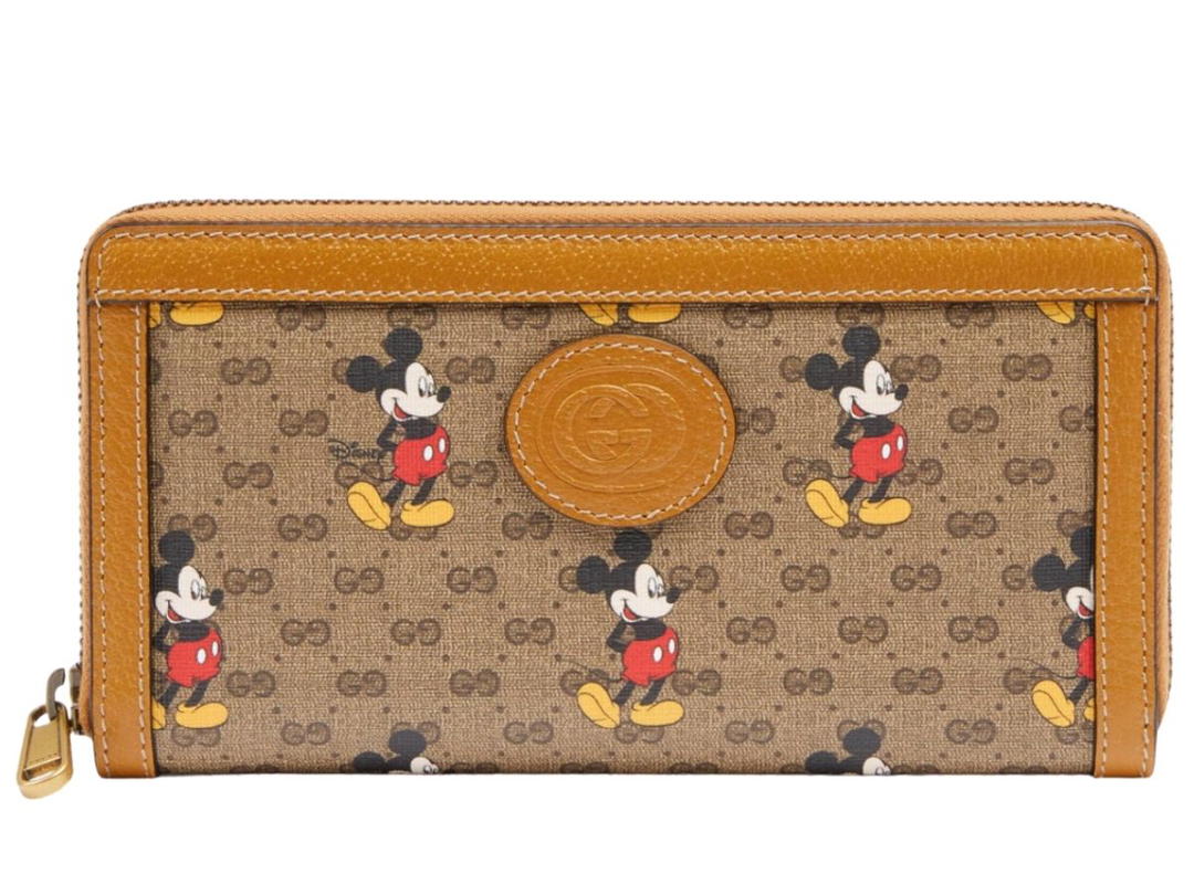 Gucci Gucci x Disney Mickey Mouse Zip Around Wallet