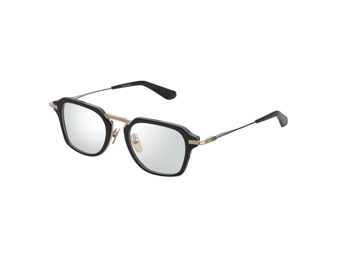 DITA DITA Aegeus In Black-White Gold-Black Palladium Frame With Clear Lenses