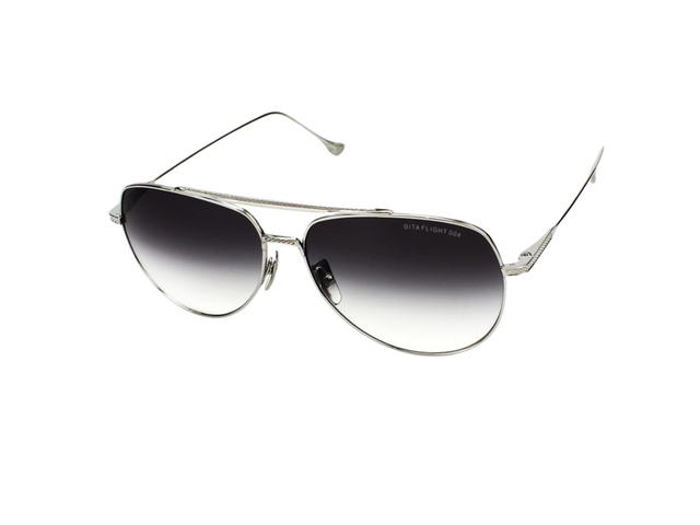 DITA DITA FLIGHT.004 In Silver Metal Frame With Black-White Gradient Lenses - view 1