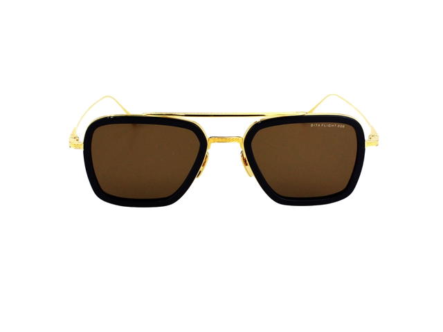 DITA DITA FLIGHT.006 In Gold Metal Frame With Brown Lenses - view 2