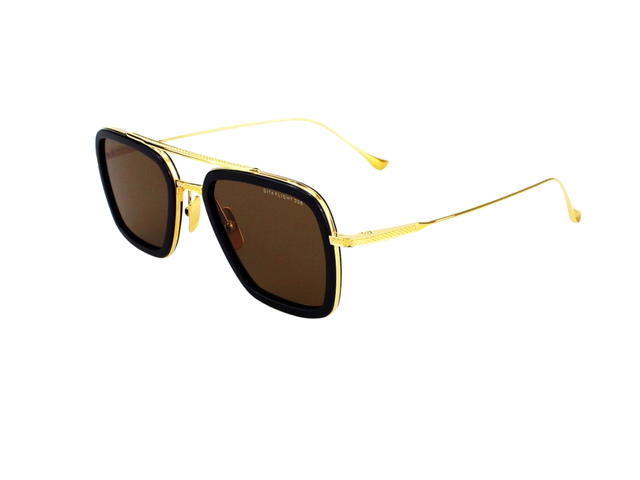 DITA DITA FLIGHT.006 In Gold Metal Frame With Brown Lenses - view 3
