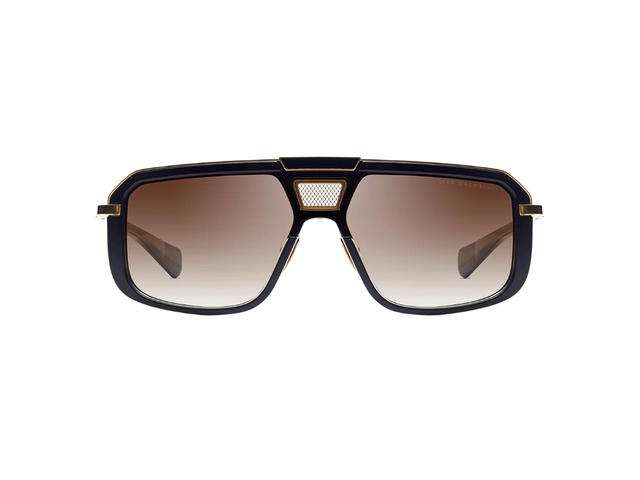 DITA DITA Mach-Eight In Matte Black-Yellow Gold-Black Rhodium Frame With Brown to Clear Lenses - view 2