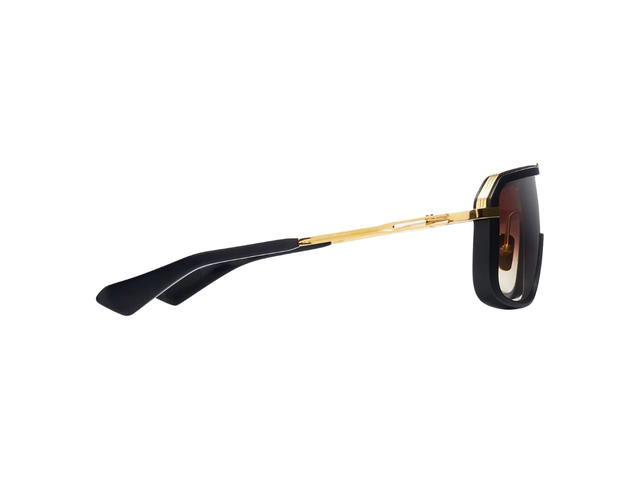 DITA DITA Mach-Eight In Matte Black-Yellow Gold-Black Rhodium Frame With Brown to Clear Lenses - view 3