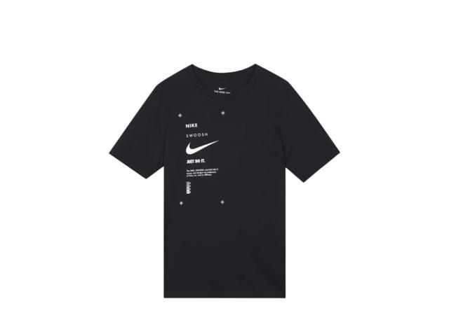 Nike Nike Sportswear Swoosh Club T-shirt Black - view 1