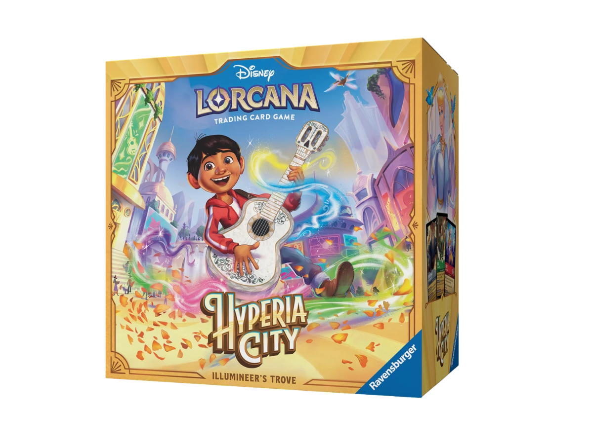 Buy Disney Lorcana "[014] The City of Hyperia" Illumineer's Trove (EN) at Sasom – Authentic and Ready to Ship