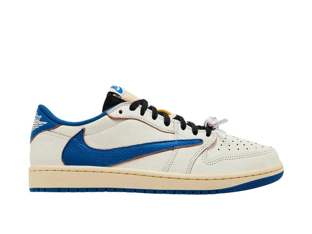 Jordan Jordan 1 Retro Low OG SP Fragment x Travis Scott Sail Military Blue - view 1