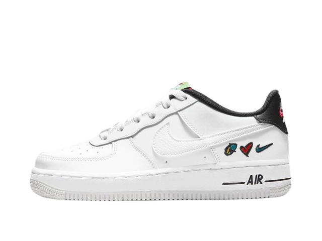 Nike Nike Air Force 1 Low '07 3 Peace Love Swoosh (GS) - view 2
