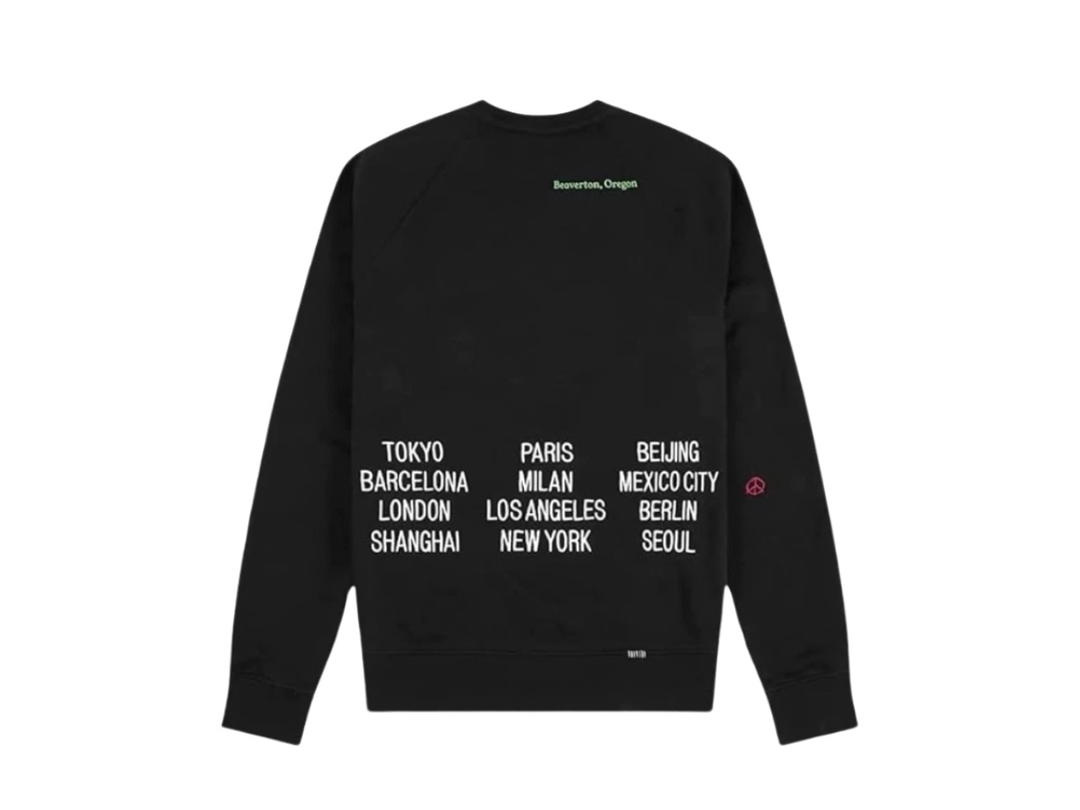 Nike Nike NSW World Tour French Terry Crewneck Sweatshirt Black- Asia
