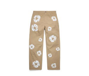 Buy Denim Tears Cotton Wreath Chino Pant Khaki at Sasom – Authentic and Ready to Ship