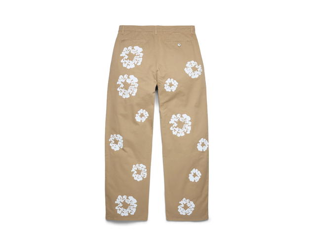 Denim Tears Denim Tears Cotton Wreath Chino Pant Khaki - view 2