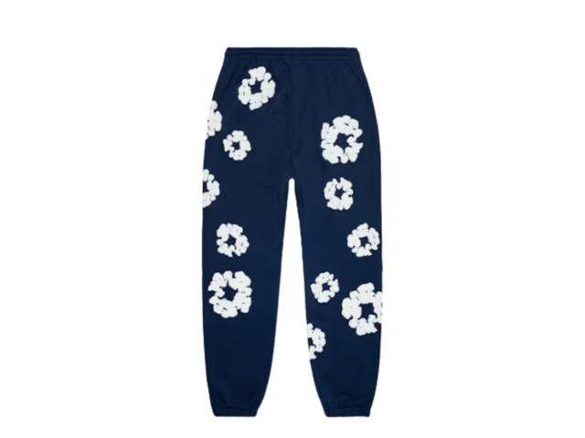 Denim Tears Denim Tears The Cotton Wreath Sweatpants Navy - view 2