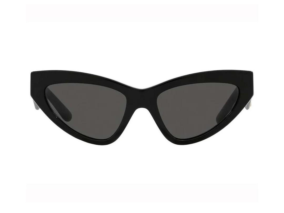 Dolce & Gabbana Dolce & Gabbana Cat Eye Sunglasses In Black Frame-DG Logo With Grey Lens