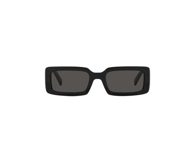 Dolce & Gabbana Dolce & Gabbana DG Elastic Sunglasses In Black Nylon Fiber Frame With Dark Grey Lenses Black - view 2
