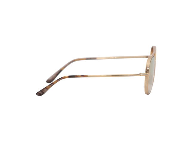 Dolce & Gabbana Dolce & Gabbana Pilot Sunglasses In Gold Metal Frame With Mirrored Lens Pink - view 3