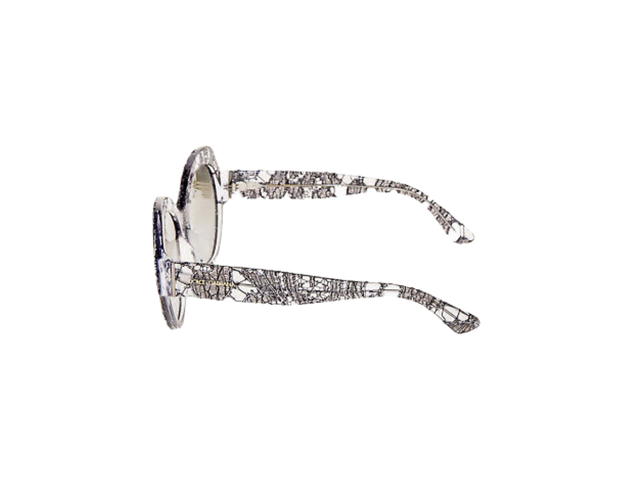 Dolce & Gabbana Dolce & Gabbana Sunglasses In Acetate Frame With Mirrored Lens Grey - view 3