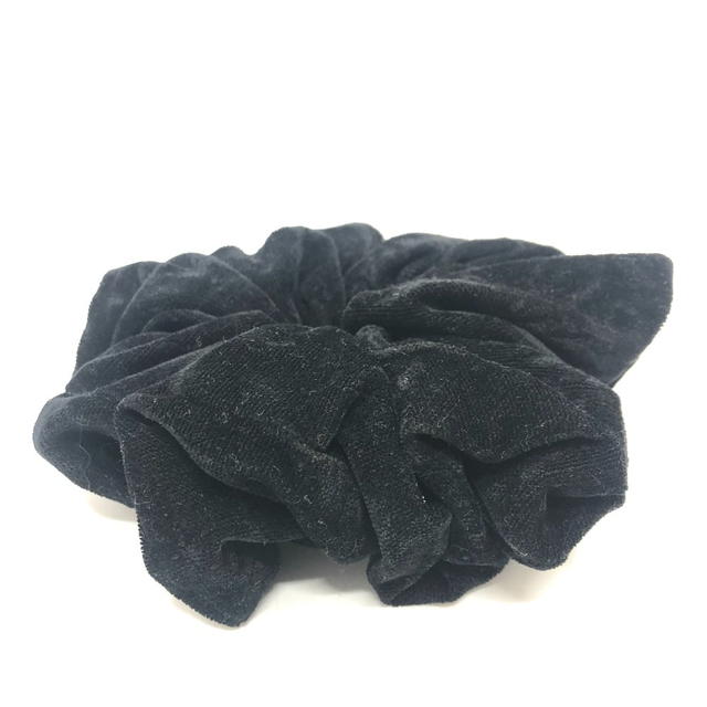 Dolce & Gabbana DOLCE&GABBANA big Hair Accessories Scrunchie Hair Shush Velor Black Unused - view 4