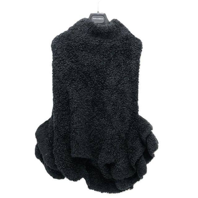 Dolce & Gabbana DOLCE&GABBANA Cape Apparel poncho wool Black - view 2