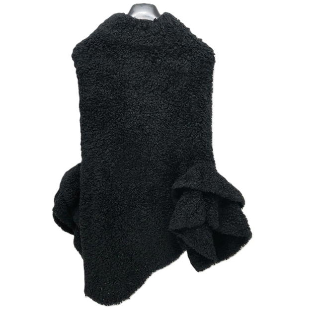 Dolce & Gabbana DOLCE&GABBANA Cape Apparel poncho wool Black - view 3
