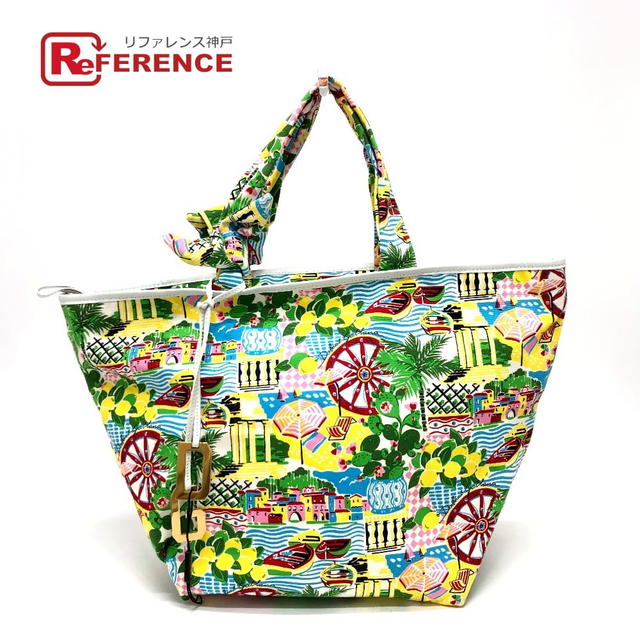 Dolce & Gabbana DOLCE&GABBANA Dorgava Bag Tote Bag Canvas/Leather Multicolore/Gold - view 1