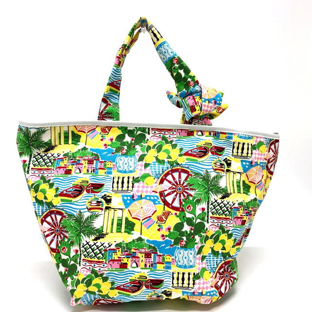 Dolce & Gabbana DOLCE&GABBANA Dorgava Bag Tote Bag Canvas/Leather Multicolore/Gold - view 3